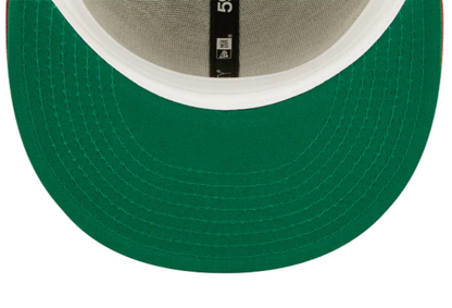 Los Angeles Angels Green Bottom Logo Pinwheel New Era 59Fifty Fitted