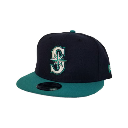 Seattle Mariners Navy Teal New Era 9Fifty Snapback