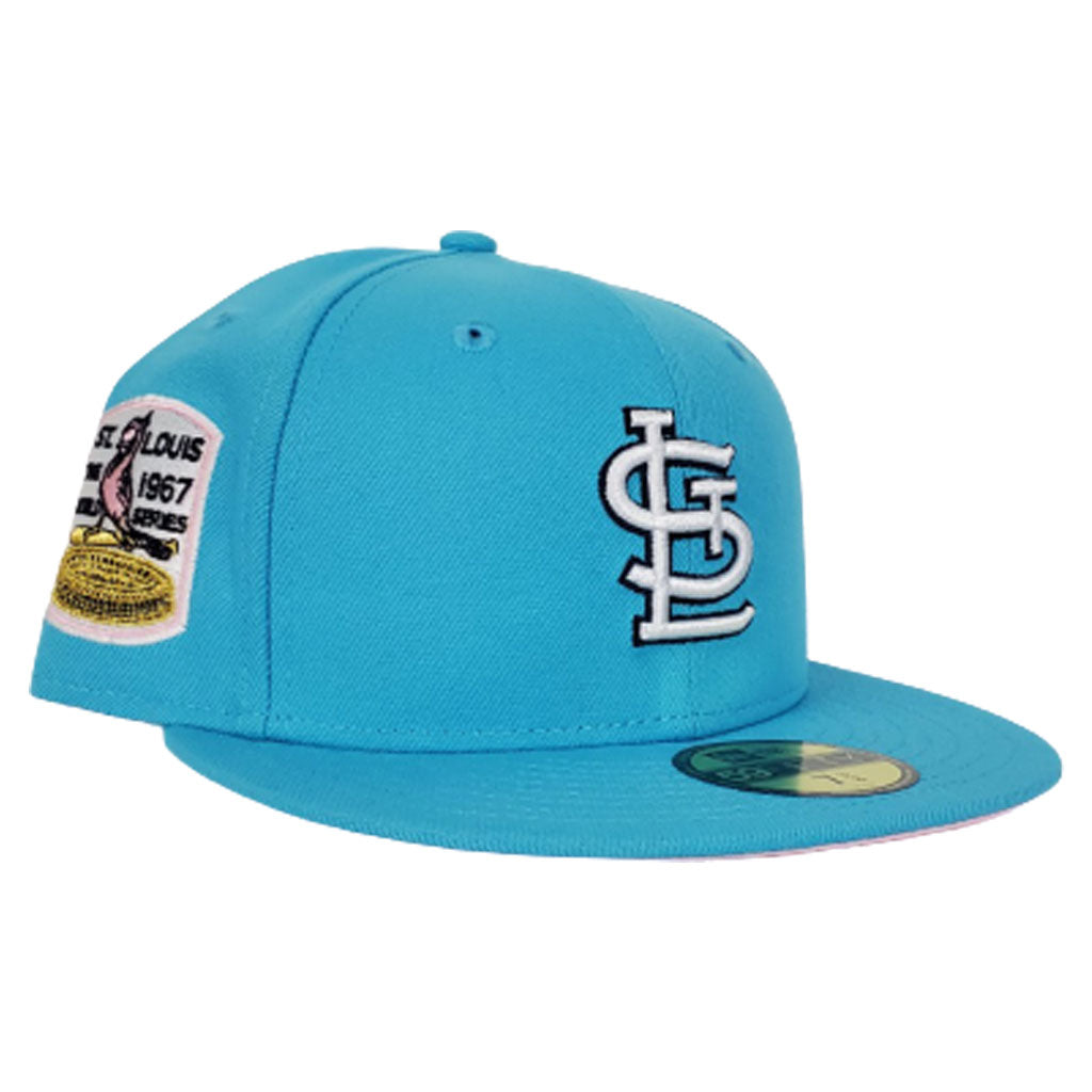St. Louis Cardinals Vice Blue Pink Bottom 1967 World Series New Era 59Fifty Fitted