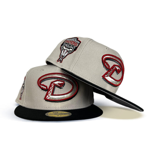 Stone Arizona Diamondbacks Black Visor