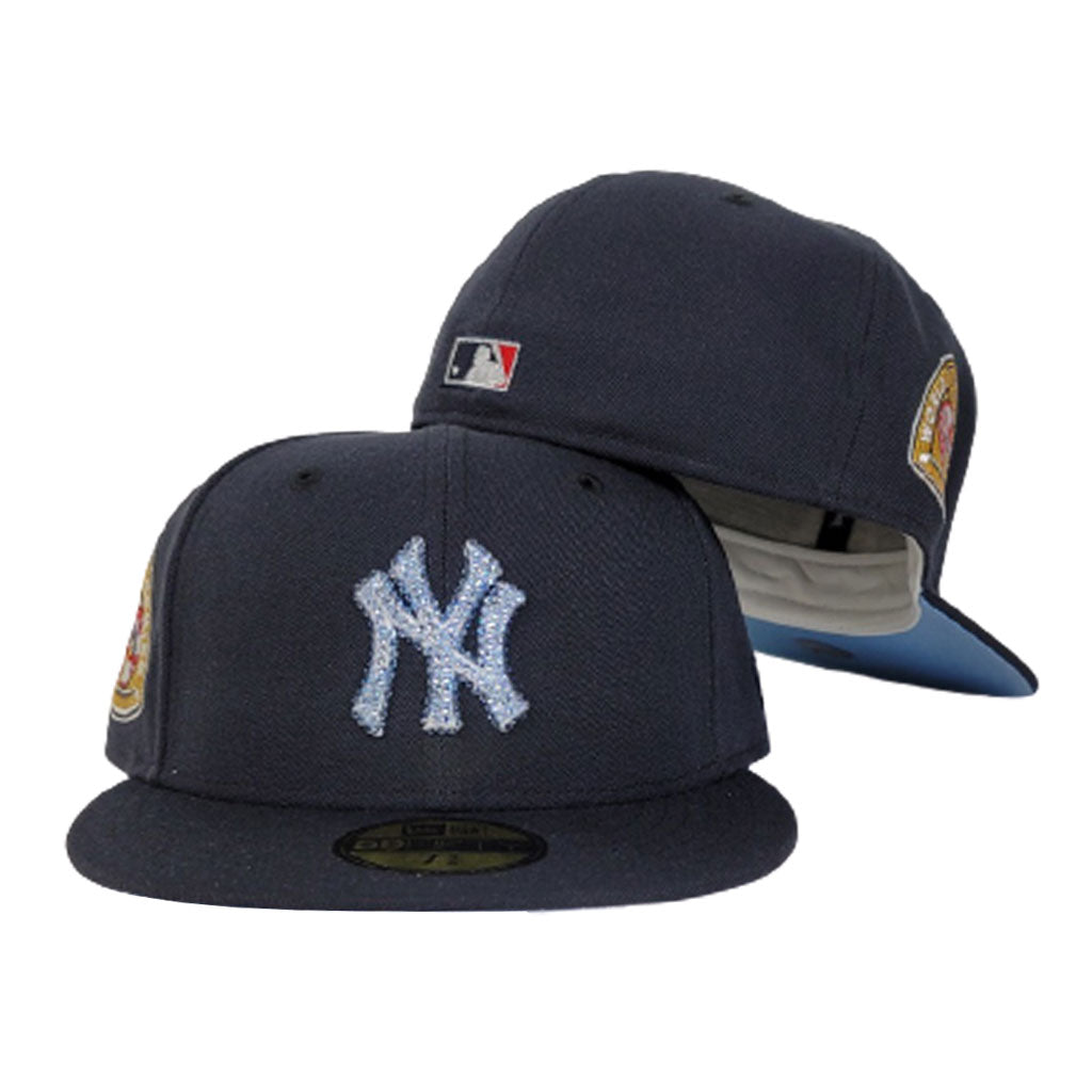 Swarovski Crystal New York Yankees Navy Icy Blue Bottom 1950 World Series New Era 59Fifty Fitted