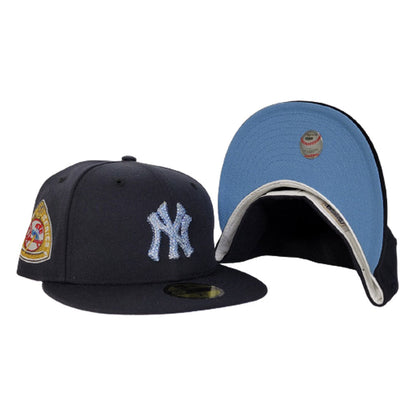 Swarovski Crystal New York Yankees Navy Icy Blue Bottom 1950 World Series New Era 59Fifty Fitted