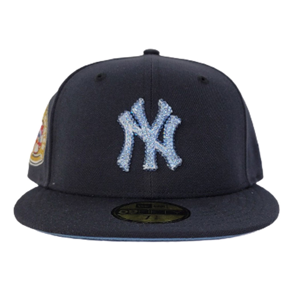 Swarovski Crystal New York Yankees Navy Icy Blue Bottom 1950 World Series New Era 59Fifty Fitted
