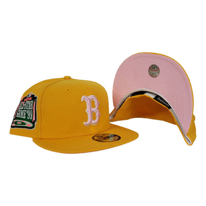 Taxi Yellow Boston Red Sox Pink Bottom 1999 All Star Game New Era 59Fifty Fitted