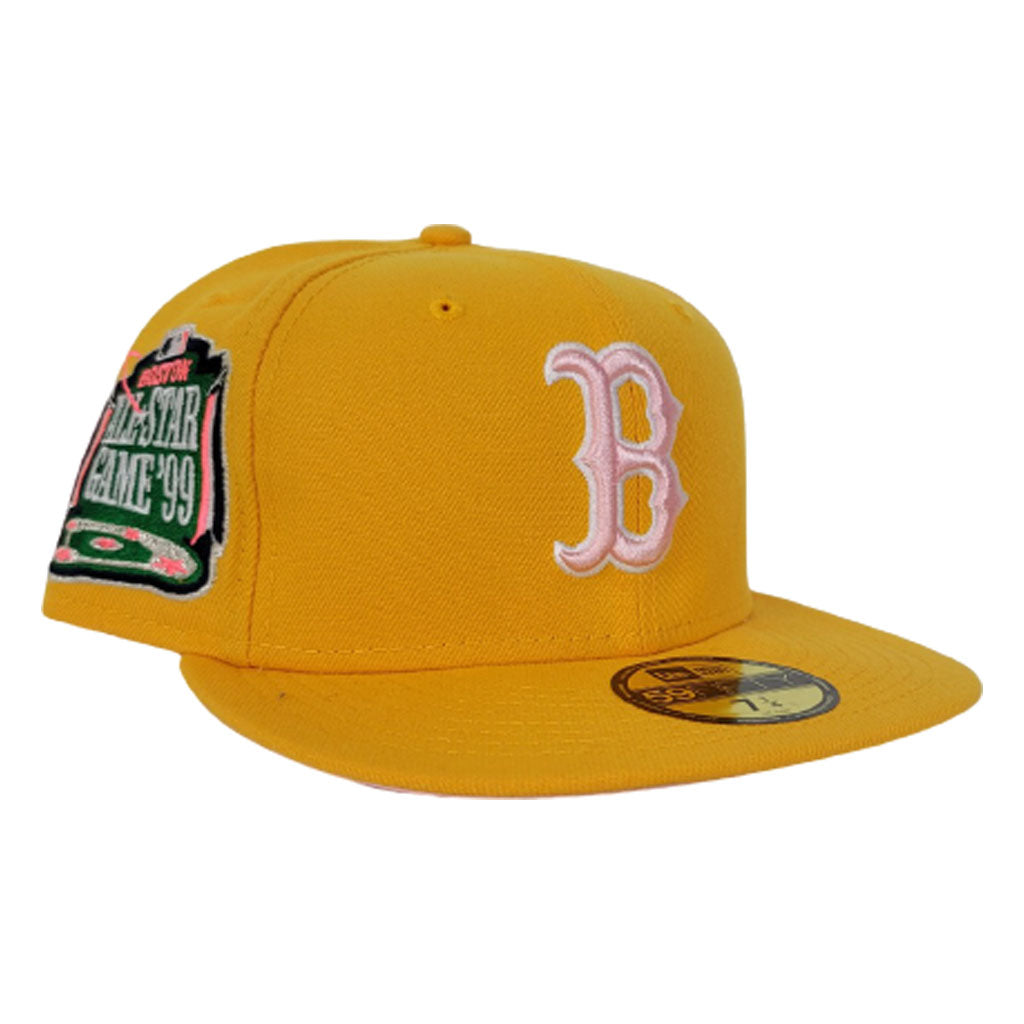 Taxi Yellow Boston Red Sox Pink Bottom 1999 All Star Game New Era 59Fifty Fitted