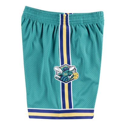 Teal New Orleans Hornets 2005-06 Mitchell & Ness Hardeood Classic Men's Swingman Shorts