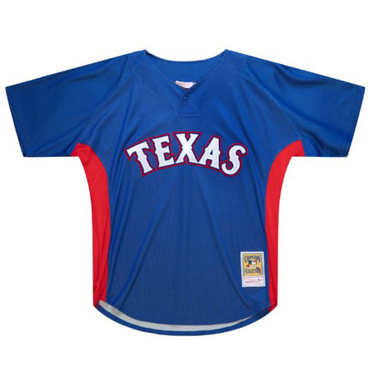 Texas Rangers Vladimir Guerrero Mitchell & Ness 2010 Royal Blue Cooperstown Collection Mesh Batting Practice Jersey