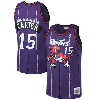 Toronto Raptors 1998-99 Vince Carter Mitchell & Ness Purple Swingman Jersey