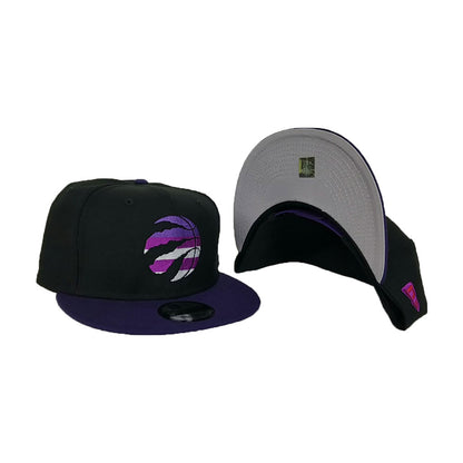 Toronto Raptors Black Lake Purple Concord Scarlet New Era 9Fifty Snapback