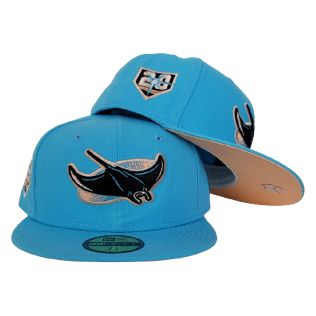 Product - Vice Blue Tampa Bay Rays Peach Bottom 20th Anniversary Side Patch New Era 59Fifty Fitted