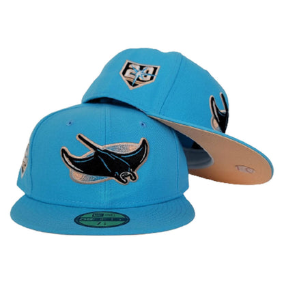 Product - Vice Blue Tampa Bay Rays Peach Bottom 20th Anniversary Side Patch New Era 59Fifty Fitted