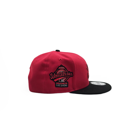 New Era Atlanta Braves "1995 World Series Welcome To The Show" 9FIFTY Snapback Black/Red