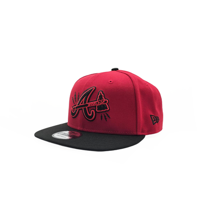 New Era Atlanta Braves "1995 World Series Welcome To The Show" 9FIFTY Snapback Black/Red