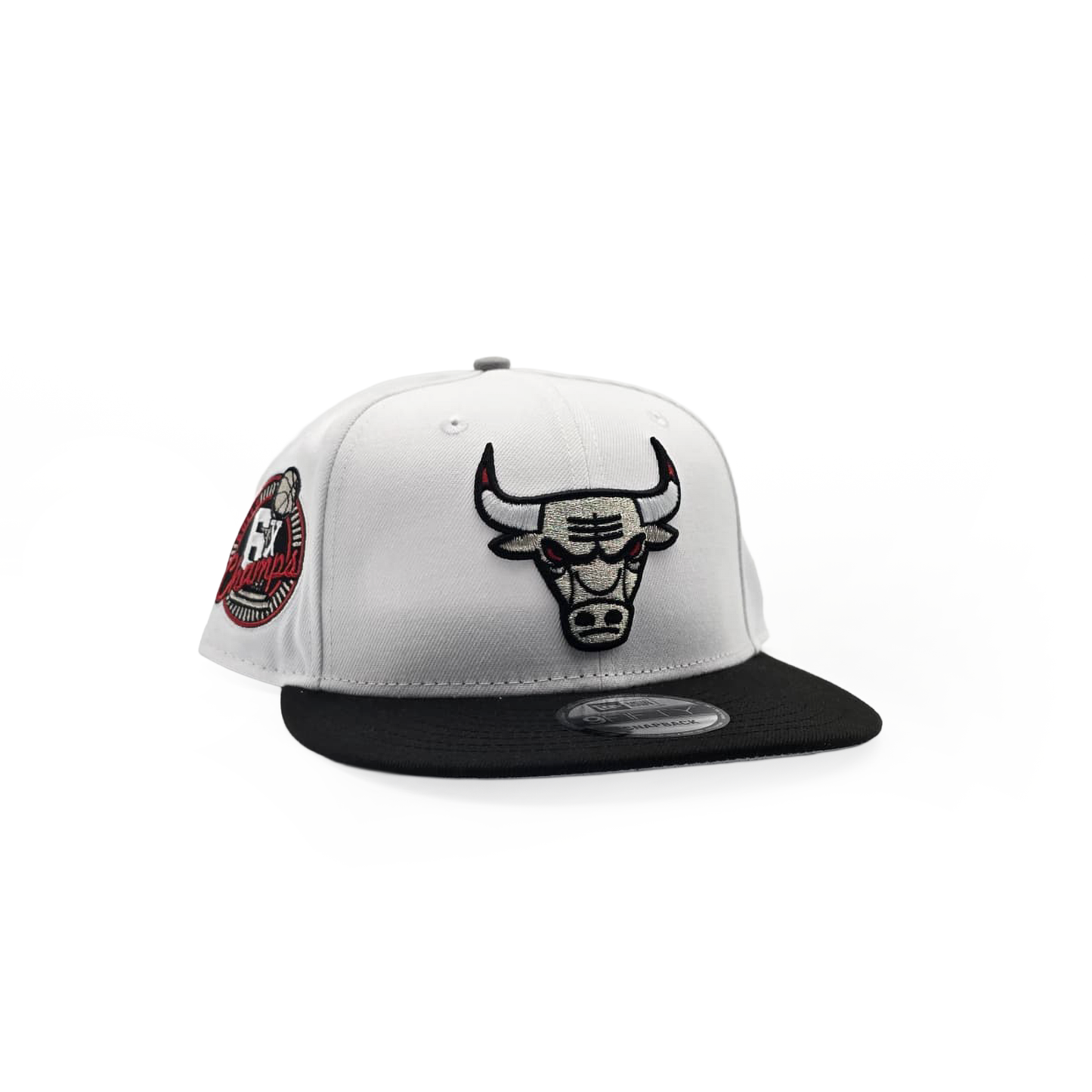New Era Chicago Bulls "6X Champions" 9FIFTY Snapback White/Black