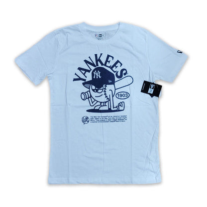 WHITE NEW YORK YANKEES NEW ERA SHORT SLEEVE T-SHIRT