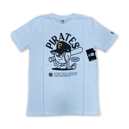 WHITE PITTSBURGH PIRATES NEW ERA SHORT SLEEVE T-SHIRT