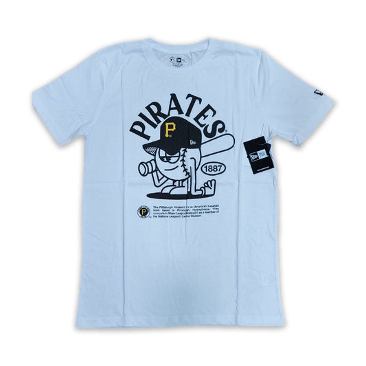 WHITE PITTSBURGH PIRATES NEW ERA SHORT SLEEVE T-SHIRT