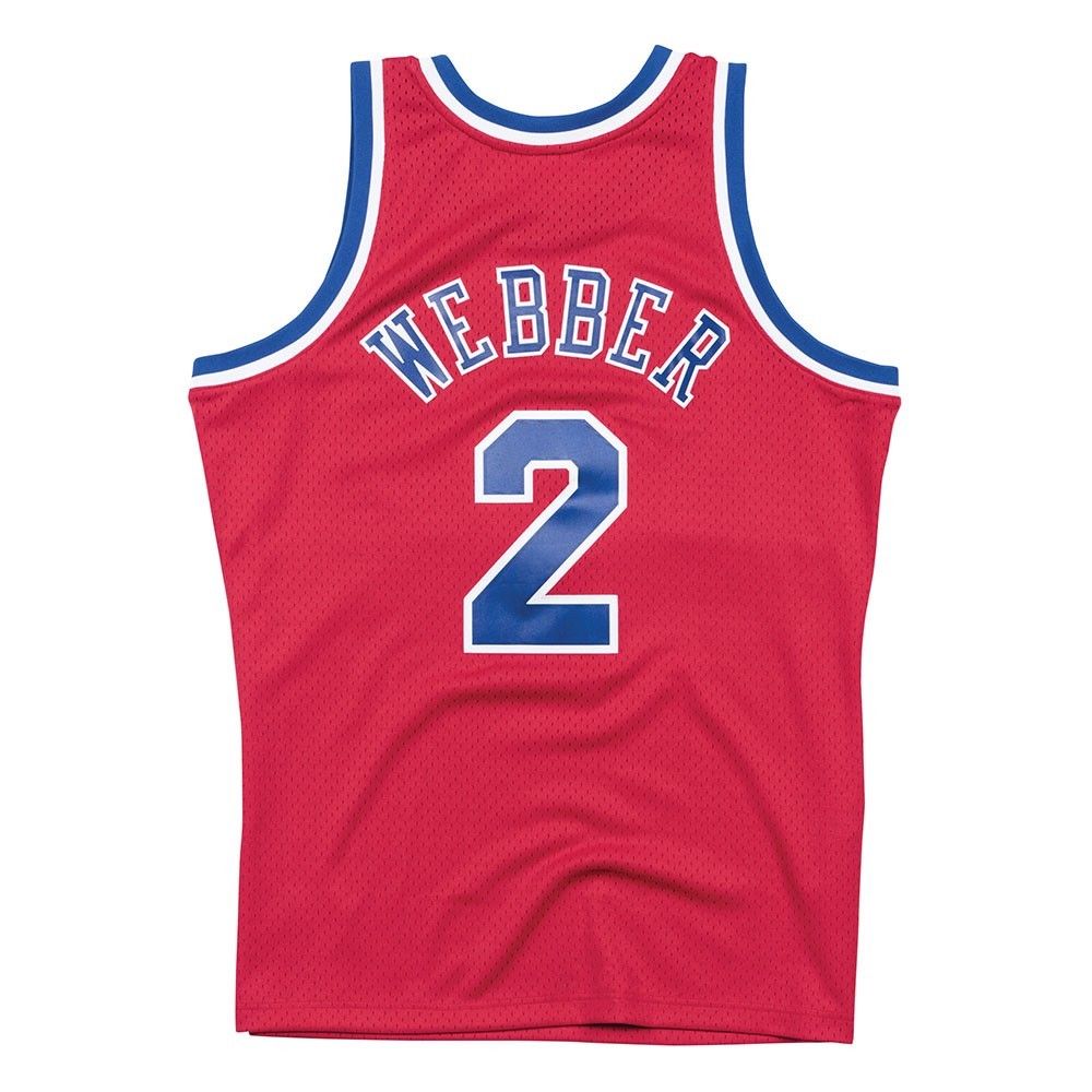 Washington Bullets 1994-95 Chris Webber Mitchell & Ness Red Swingman Jersey