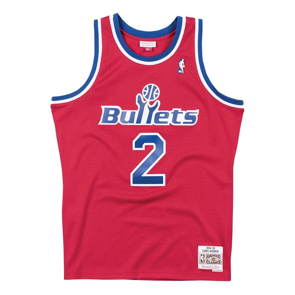 Washington Bullets 1994-95 Chris Webber Mitchell & Ness Red Swingman Jersey