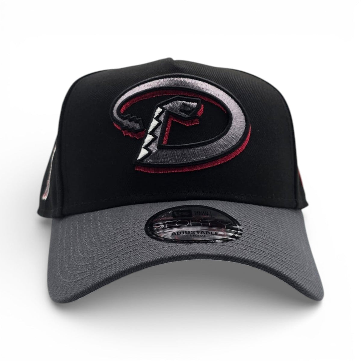 Black Arizona Diamondbacks Dark Gray Curved Brim Gray Bottom 1998 Inaugural Side Patch New Era 9Forty Snapback