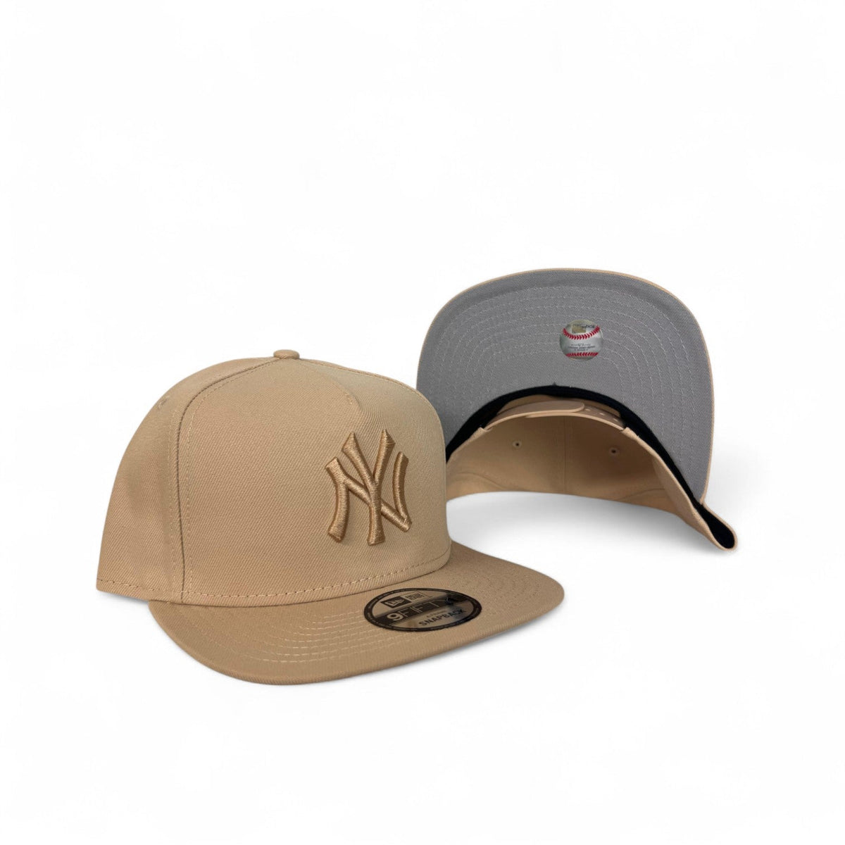 Beige New York Yankees Gray Bottom Color Pack New Era 9Fifty Snapback