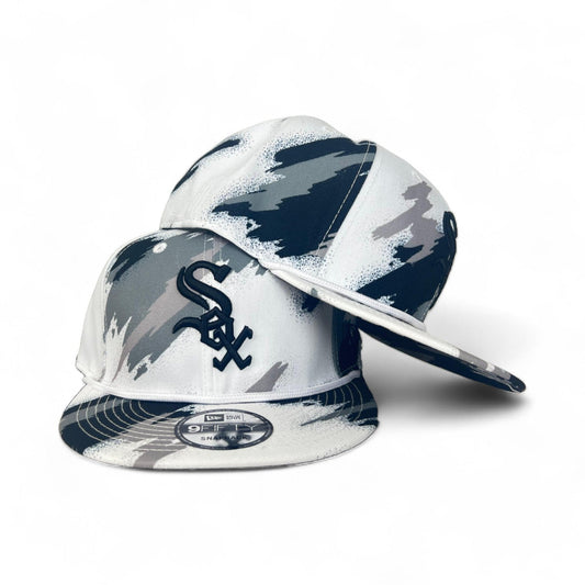 White Chicago White Sox New Era Paint Collection 9Fifty Snapback