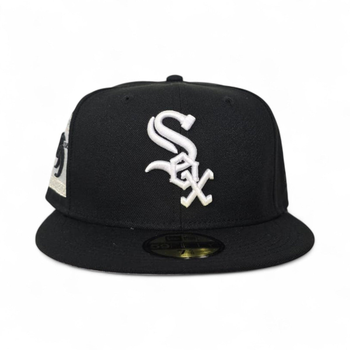 Black Chicago White Sox Gray Bottom 95 Years Side Patch New Era 59Fifty Fitted