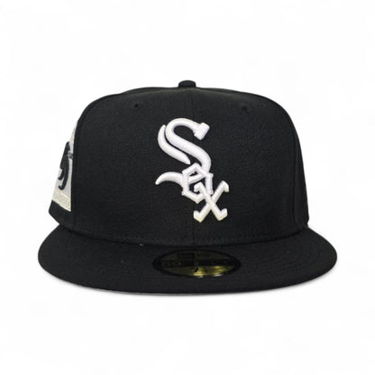 Black Chicago White Sox Gray Bottom 95 Years Side Patch New Era 59Fifty Fitted