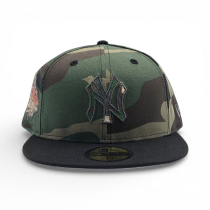 Woodland Camo New York Yankees Black Visor Gray Bottom 1999 World Series New Era 59Fifty Fitted