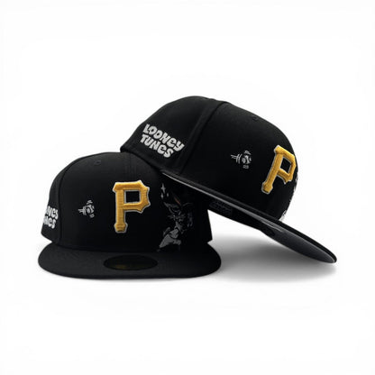 Black Pittsburgh Pirates Gray Bottom Looney Tunes Bugs Bunny New Era 59Fifty Fitted