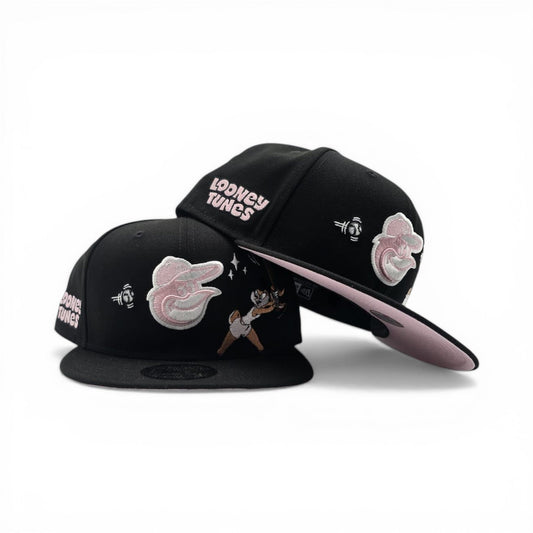 Black Baltimore Orioles Pink Bottom Looney Tunes Lola Bunny 9Fifty Snapback