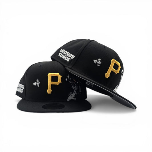 Black Pittsburgh Pirates Gray Bottom Looney Tunes Bugs Bunny 9Fifty Snapback