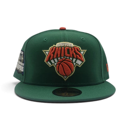 Kelly Green New York Knicks Gray Bottom 2025-2026 First Ever NBA & Emirates NBA Cup Finals Champions Side Patch New Era 59Fifty Fitted