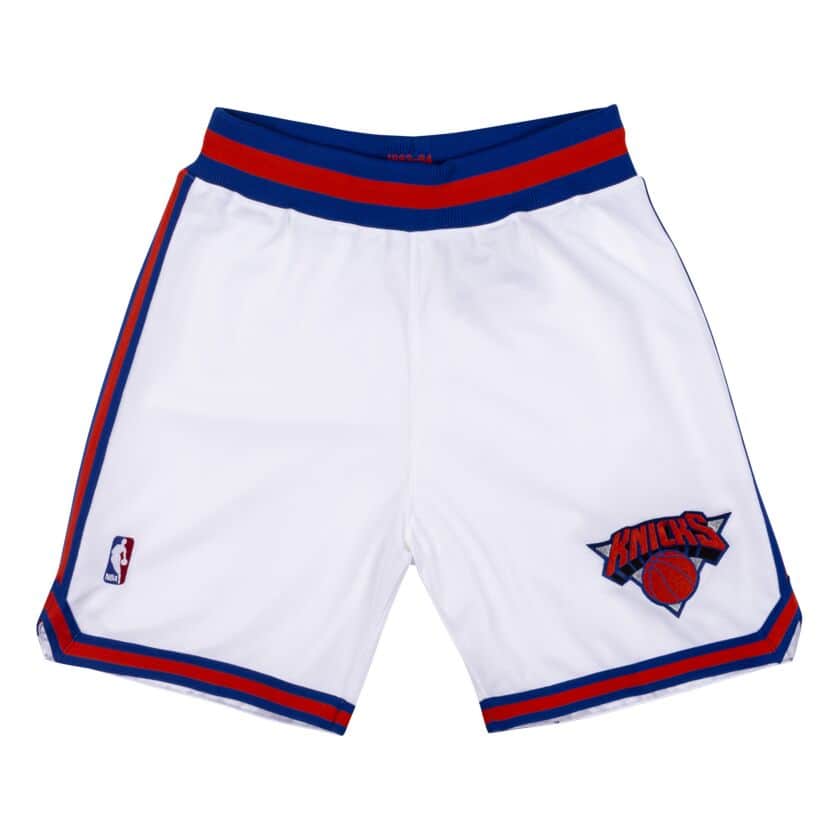 White New York Knicks Mitchell & Ness NBA Men's Authentic NBA Shorts