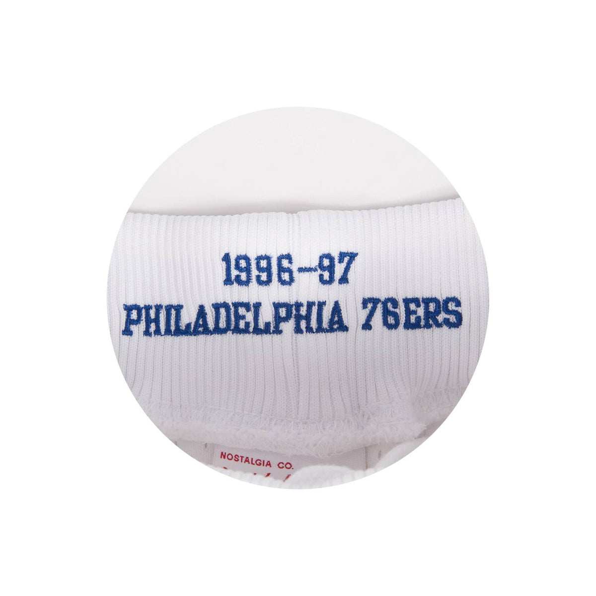 White Philadelphia 76ers Mitchell & Ness NBA Men's Authentic NBA Shorts