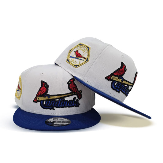 White St. Louis Cardinals Royal Blue Visor Gray Bottom 1931 World Series Side Patch New Era 9Fifty Snapback