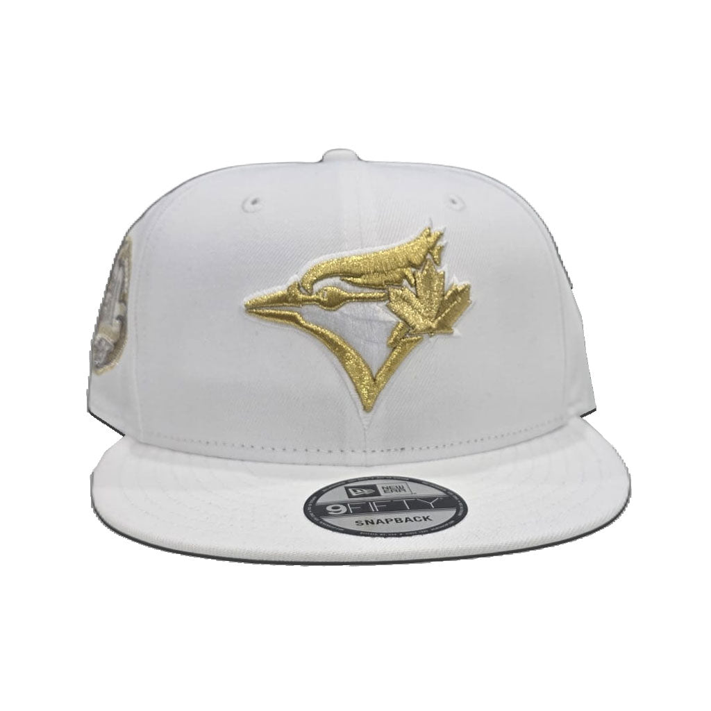 White Toronto Blue Jays Gray Bottom 30th Season Side Patch New Era 9fifty Snapback