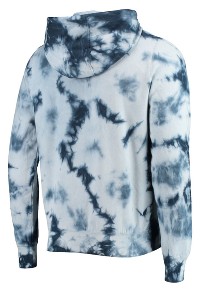 New York Yankees New Era Navy Tie-Dye Pullover Hoodie