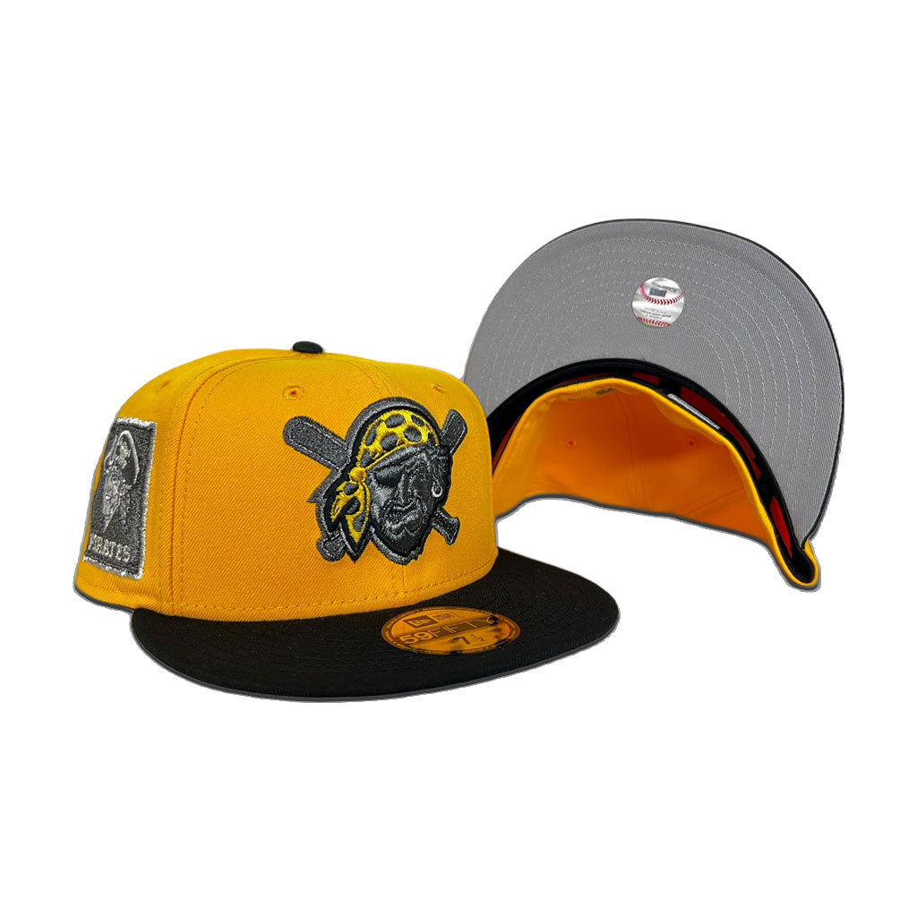 Yellow Pittsburgh Pirates Black Visor