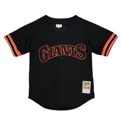 San Francisco Giants Will Clark Mitchell & Ness 1993 Black Cooperstown Collection Mesh Batting Practice Jersey
