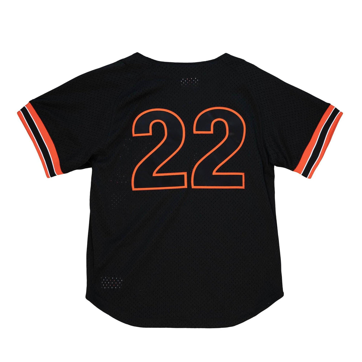 San Francisco Giants Will Clark Mitchell & Ness 1993 Black Cooperstown Collection Mesh Batting Practice Jersey