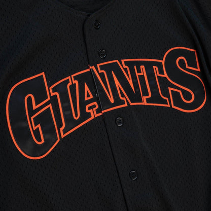 San Francisco Giants Will Clark Mitchell & Ness 1993 Black Cooperstown Collection Mesh Batting Practice Jersey