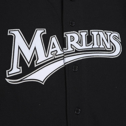 Florida Marlins Dontrelle Willis Mitchell & Ness 2003 Black Cooperstown Collection Mesh Batting Practice Jersey
