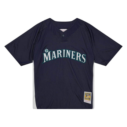 Seattle Mariners Ken Griffey Jr Mitchell & Ness 2010 Navy Blue Cooperstown Collection Mesh Batting Practice Jersey