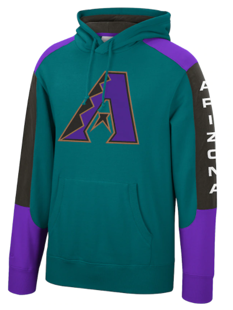 Mitchell & Ness Arizona Diamondbacks Fusion Fleece Hoodie