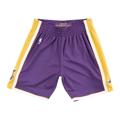 Authentic Mitchell & Ness Los Angeles Lakers Road 2008-09 Shorts