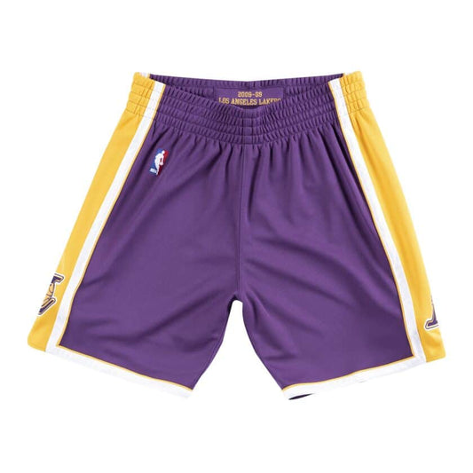 Authentic Mitchell & Ness Los Angeles Lakers Road 2008-09 Shorts