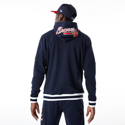 Navy Blue Atlanta Braves 2021 Atlanta Braves New Era Elite Hoodie