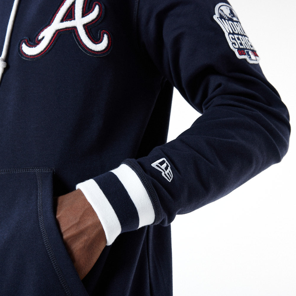 Navy Blue Atlanta Braves 2021 Atlanta Braves New Era Elite Hoodie