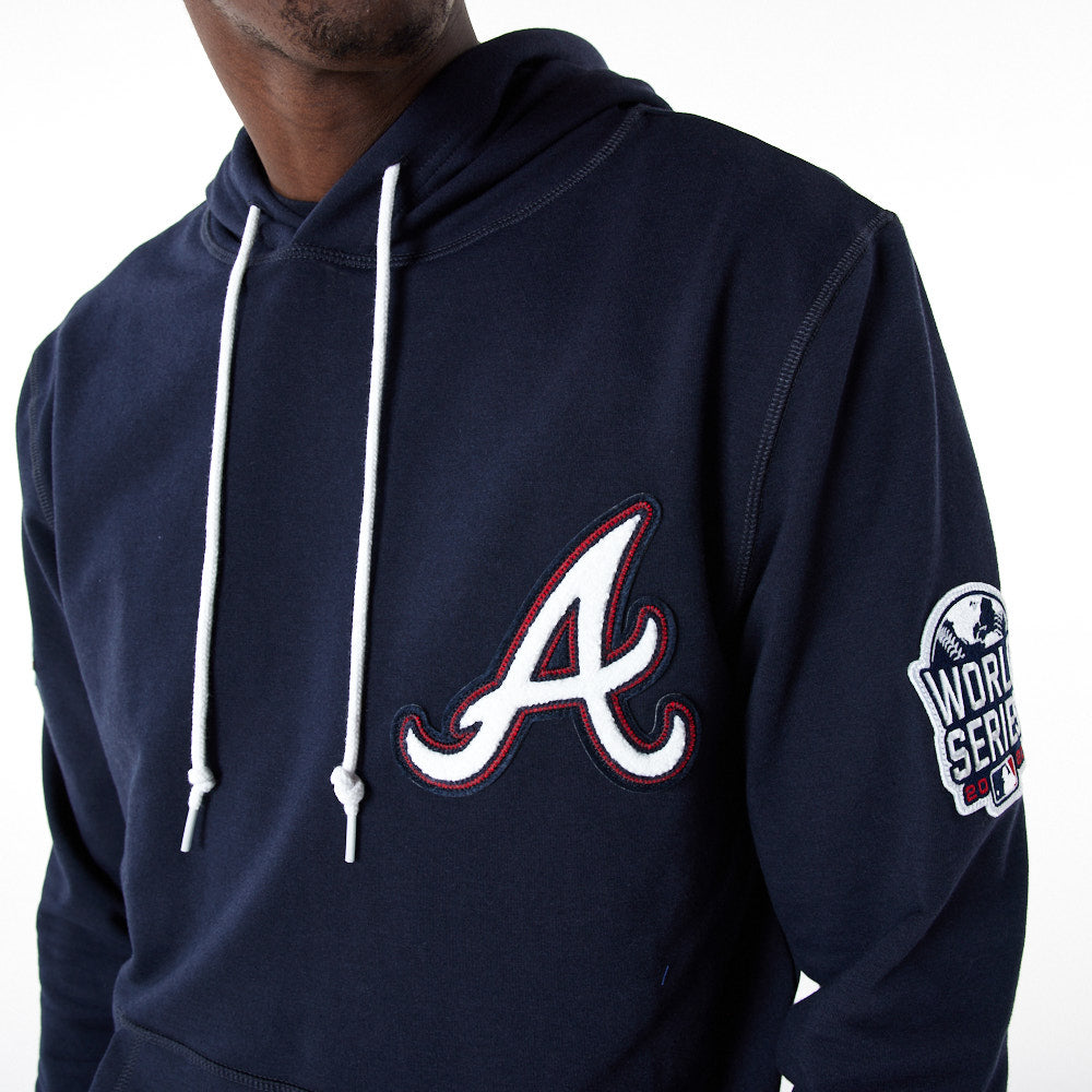 Navy Blue Atlanta Braves 2021 Atlanta Braves New Era Elite Hoodie